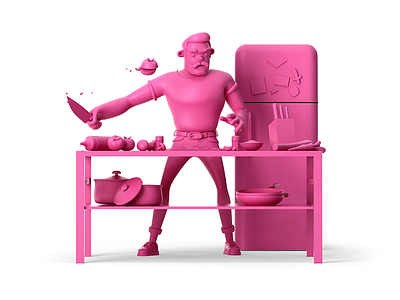 Pink guy