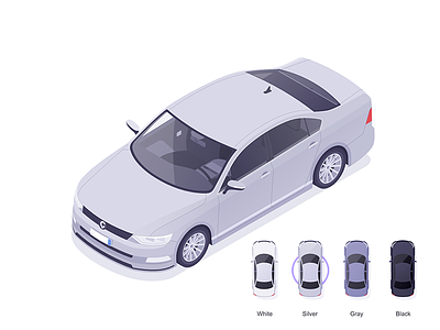 Cabify affinity app car designer illustration isometric rboy rocketboy selector vehicles