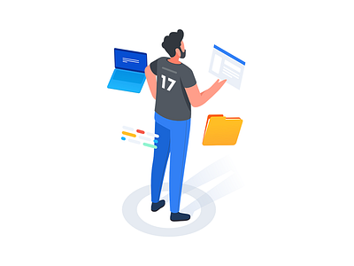 17 affinity character code developer illustration isometric rboy rocketboy ui