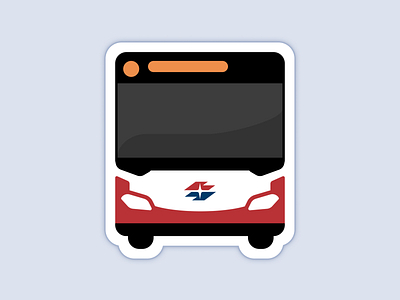 Bus x Wiener Linien 2d austria bus icon illustration mobility transportation ui vienna wien