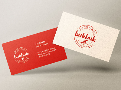 BUKBUK - Business Card branding branding design graphic design logo