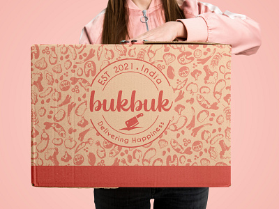 BUKBUK - Deliverybox adobe illustrator cc adobe photoshop cc app logo branding design graphicdesign logo logodesign