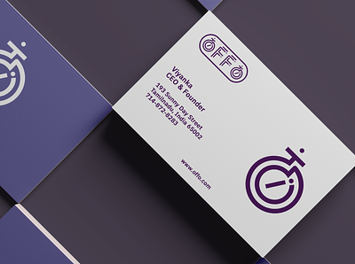 Offo - Business Card - Design 2 adobe illustrator cc adobe photoshop cc branding design business card design logo