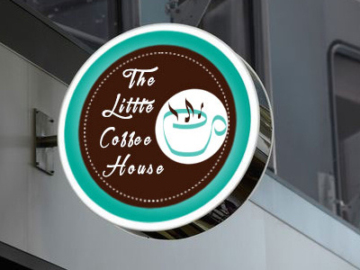 Name Board - Coffeeshop advertisement coffee shop