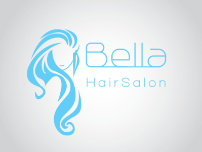 Bella Hair Salon logodesign logos