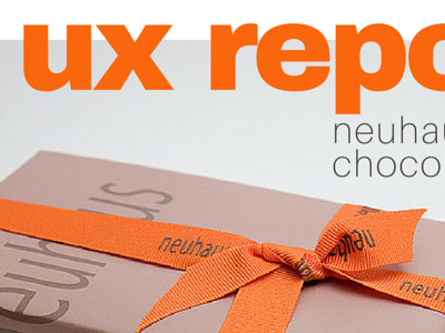Neuhaus UX Report design ux