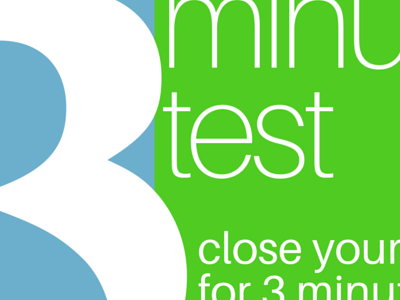 3 Minute Test branding social media story boarding