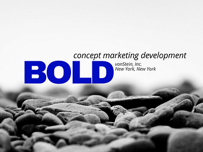 Bold Concept Marketing Development