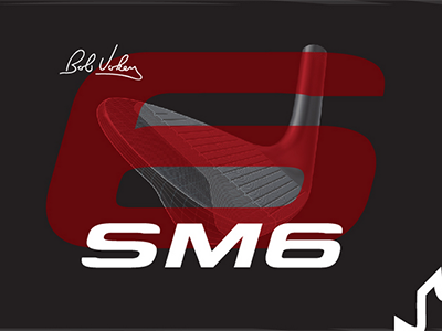 SM6 6 bold branding golf identity red