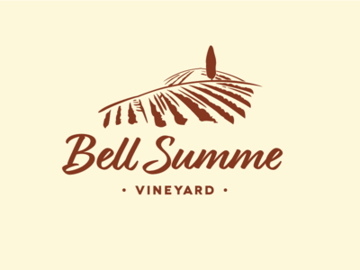 Artboard 6 vineyard typography vector design illustration all caps logomark bold type branding logo