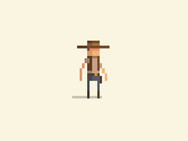 Free Assets: Wild West Pixel Characters art bandit cactus character concept cowboy desert game pixel west wild