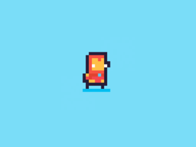 Tommy - Daily Pixel Character arcade art character design dev game gamedev graphic iron iron man ironman pixel pixelart retro