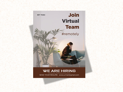 Hiring Flyer Template | Job Vacancy Flyer appointment business flyer clean flyer company job corporate flyer graphic design hiring hiring flyer template hiring post job vacancy job vacancy flyer photoshop remotely virtual