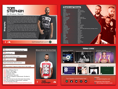 Press kit | EPK | Media kit | artist music branding graphic design old pop producerdj rap rgb singer