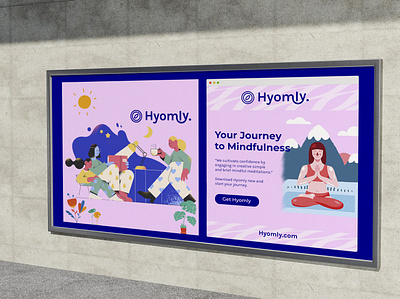 Hyomly - Concept Design banner branding contact design illustration introduction logo services typography ui