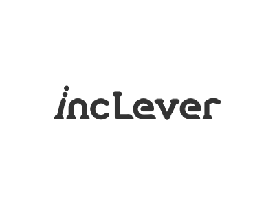 IncLever black brand branding fulcrum identity inc lever logo motion serif simple white