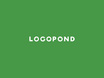 LogoPond logo brand circle identity l logo lp monogram p pond round rounded sans