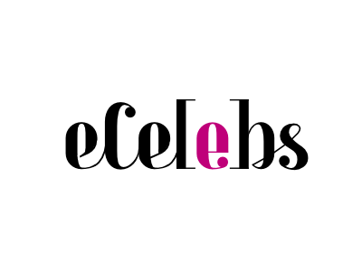 eCelebs brand branding celebrity didone didoni fashion frame identity lettering logo photos rejected script website
