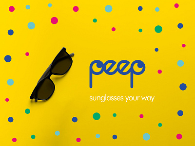 Peep - Sunglasses brand exploration branding briefbox graphic design logo logo design sunglasses