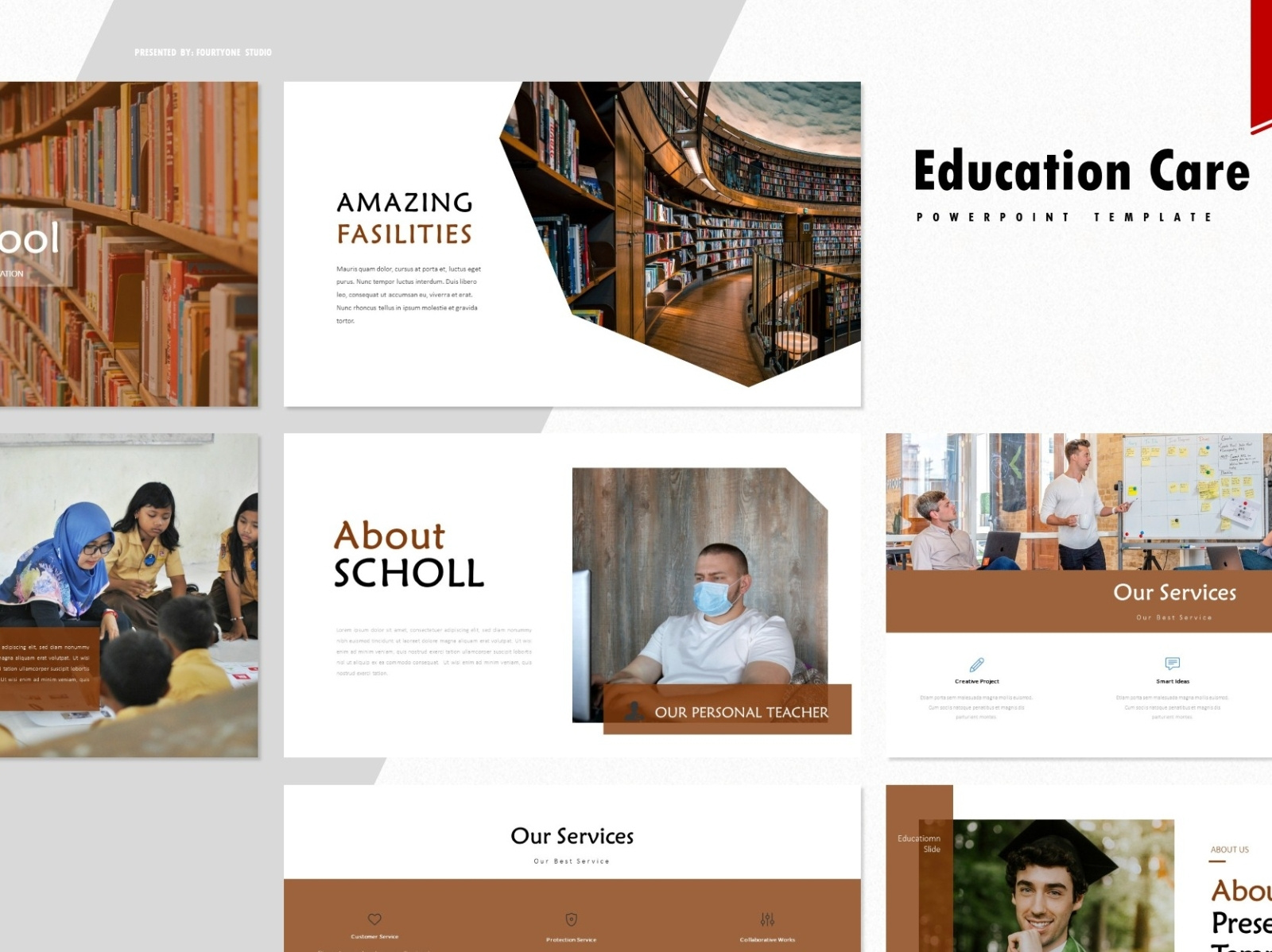 Education Care PRESENTATION TEMPLATE by Aulia Atjeh on Dribbble