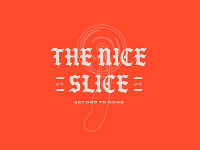 The Nice Slice - Pizza Popup Logo branding design graphic design illustration logo typography