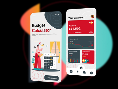 Budget Calculator 
DailyUI 004