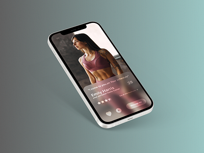 DailyUI 006 Profile of Personal Home Trainer dailyui design graphic design ui ux uxdesign