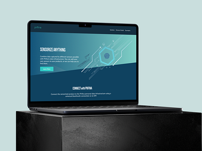 Landing Page for Sensorized design graphic design ui ux uxdesign