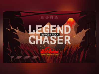 Red Robin Promo - Legend Chaser: Burger Rock after effects bechtel burger legend promo style frame tour travel volcano