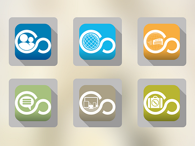 Intranet portal icons and thumbnails