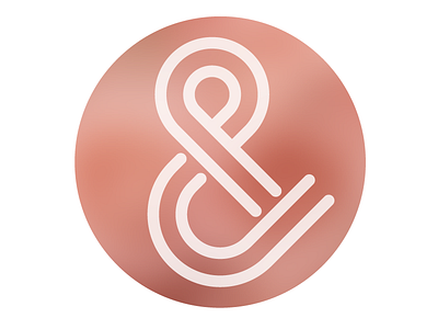 Ampersand ampersand geometric logo wip