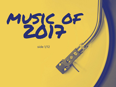 Music of 2017, side 1/12