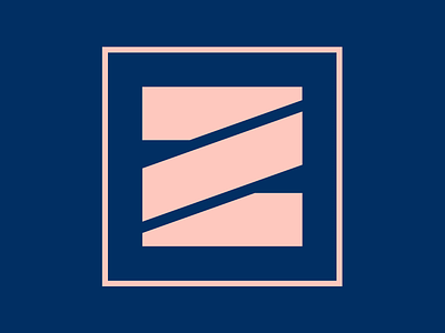 Two Z grid icon logo mark monogram square two z