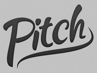 Pitch logo logotype pitch typo typography