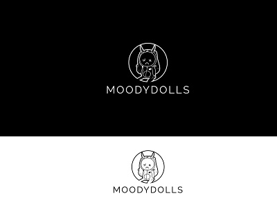 MOODY DOLLS branding design graphic design illustration logo typography vector
