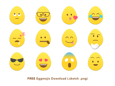 EGGmojis Pt.2 (Free Download) download egg eggmojis emoji emojis free icon part2 simple yolk