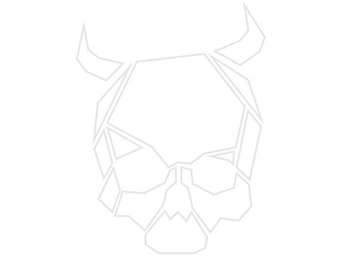 Devil skull vector design illustration logo vector