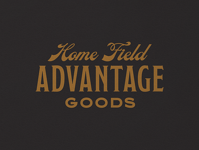 HFA Goods 002 branding design heritage logo mark typography vintage wordmark