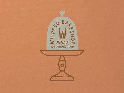 Whipped Bakeshop 002 bakery graphic heritage illustration logo mark philadelphia philly type typography vintage