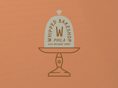 Whipped Bakeshop 002 bakery graphic heritage illustration logo mark philadelphia philly type typography vintage