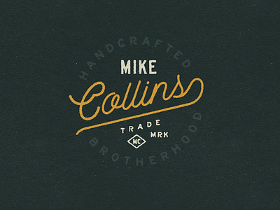 Collins 001 branding design heritage logo mark typography vintage