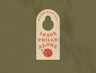Leave Philly Alone 002 design illustration leavephillyalone logo mark tee truehanddesign typography