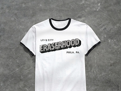 Eraserhood Ringer Tee beer brewery eraserhood philadelphia ringer tee tee design tshirt