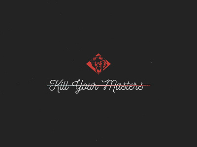 Kill Your Masters design illustration logo mark type typography