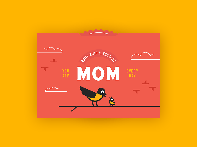 a&g Mother's Day card card day design graphic illustration logo mark mothers print type typography