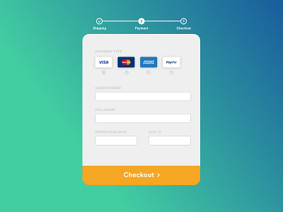 Daily UI - 002 check checkout dailyui design digital graphic interface typography ui user ux web