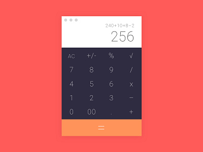 Daily UI - 004 calculator dailyui design digital graphic interface typography ui user ux web