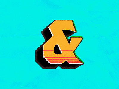 Ampersand #3 ampersand design graphic illustration logo mark type typography