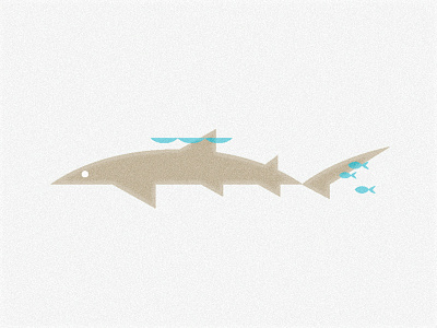 Lil Shark design graphic illustration logo mark type typography