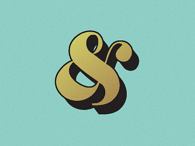 Ampersand #9 ampersand design graphic illustration logo mark type typography